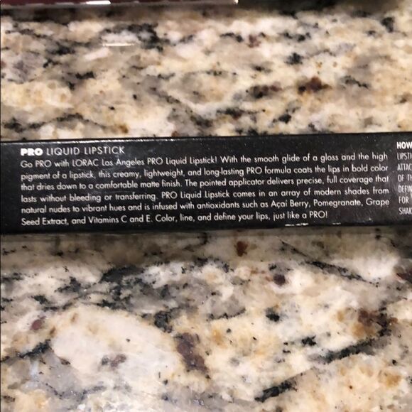 💋 NIB Lorac Pro Liquid creamy Lipstick In Mulberry new in box - Picture 5 of 6